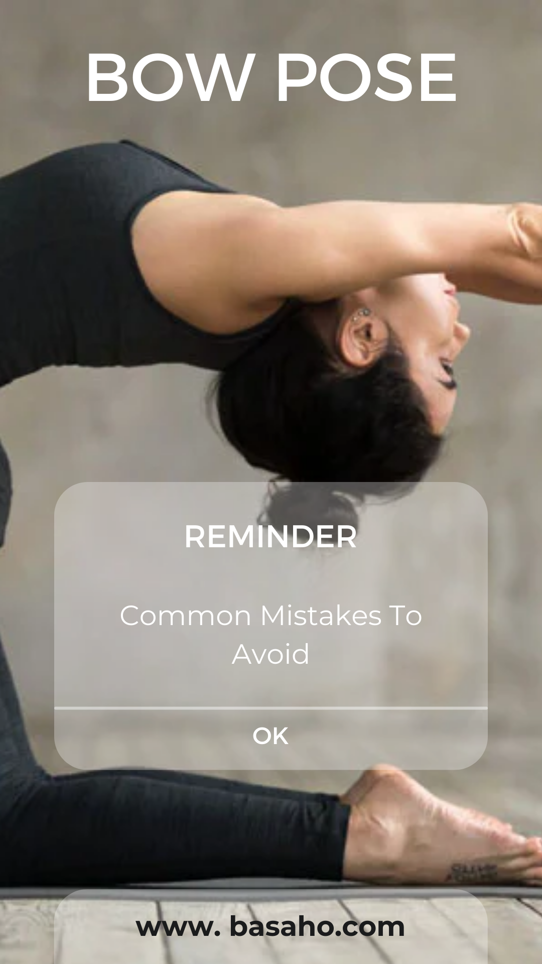 How to do Bow Pose? Common Mistakes To Avoid In Bow Pose. Basaho Medium