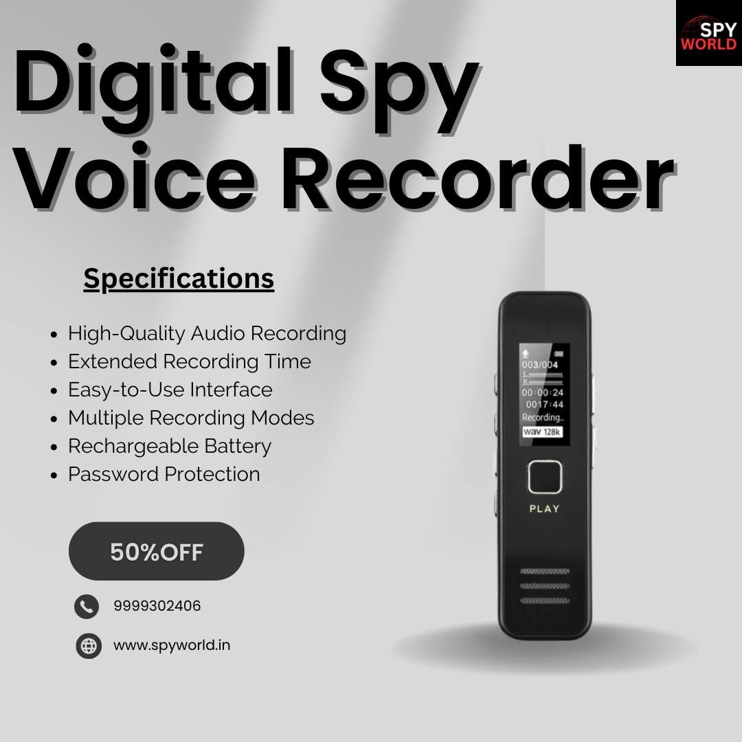 Voice Recorder in Tamil Nadu by SpyWorld