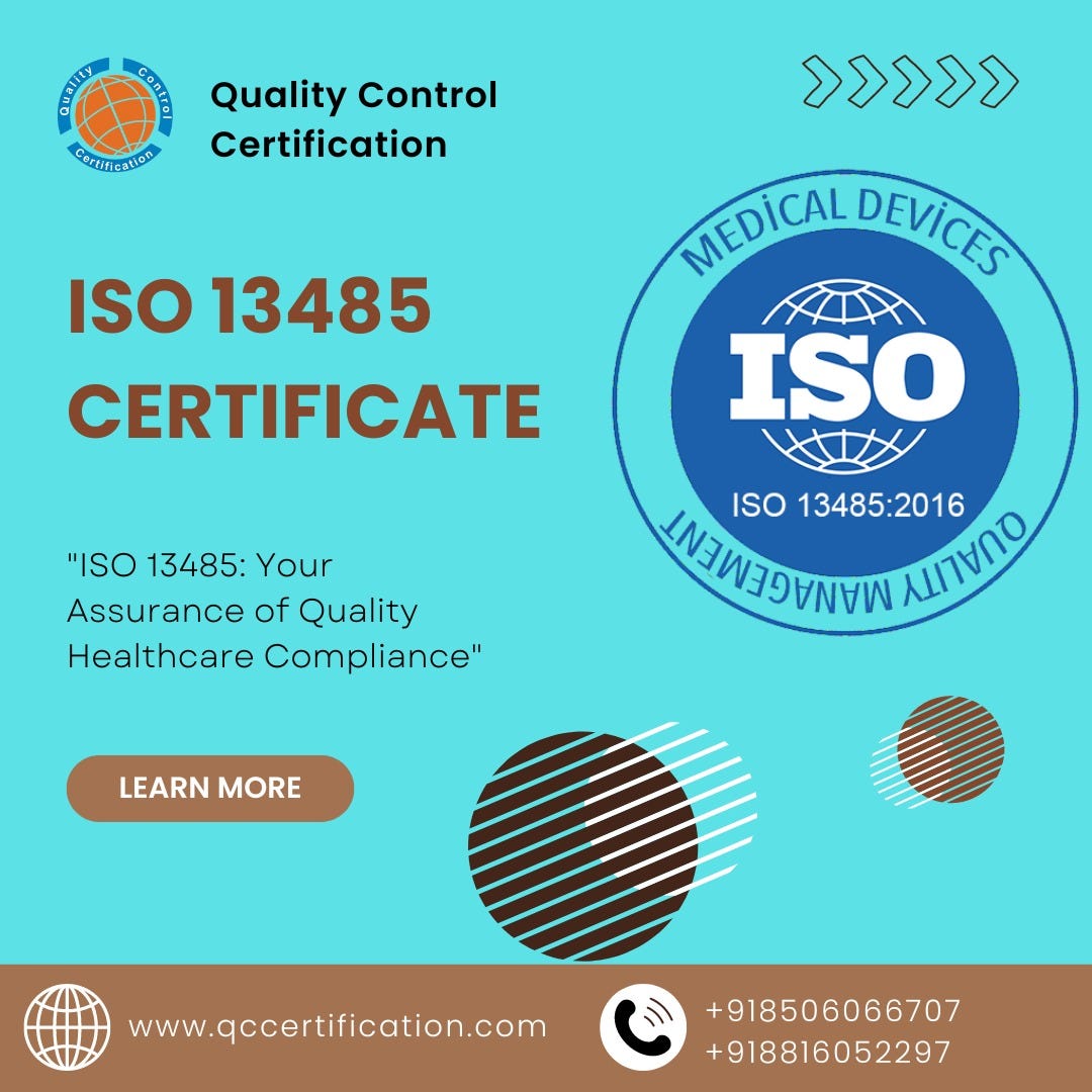 ISO 13485 Certificate | Quality Control Certification - Roshnimahato ...