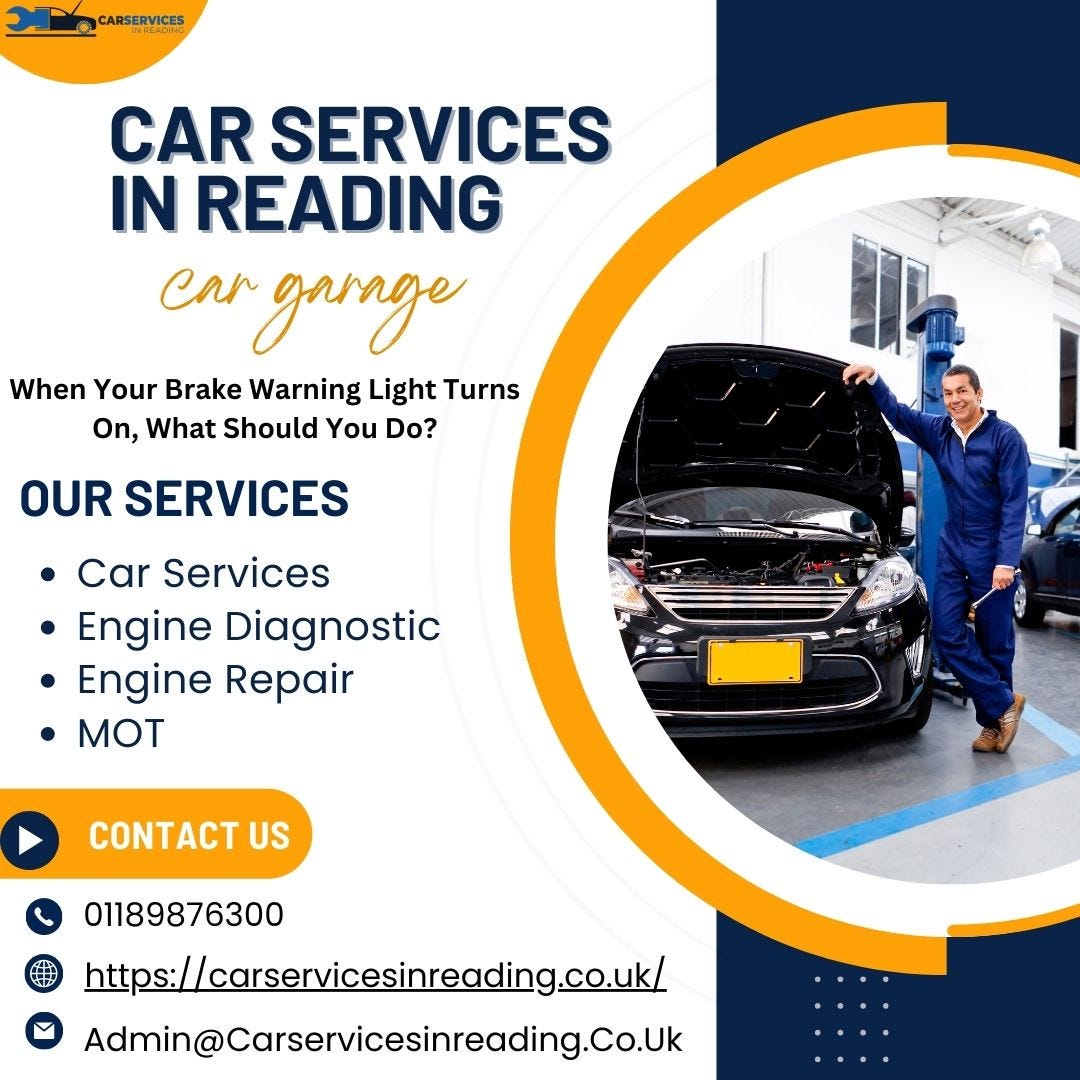 When Your Brake Warning Light Turns On, What Should You Do? by 247