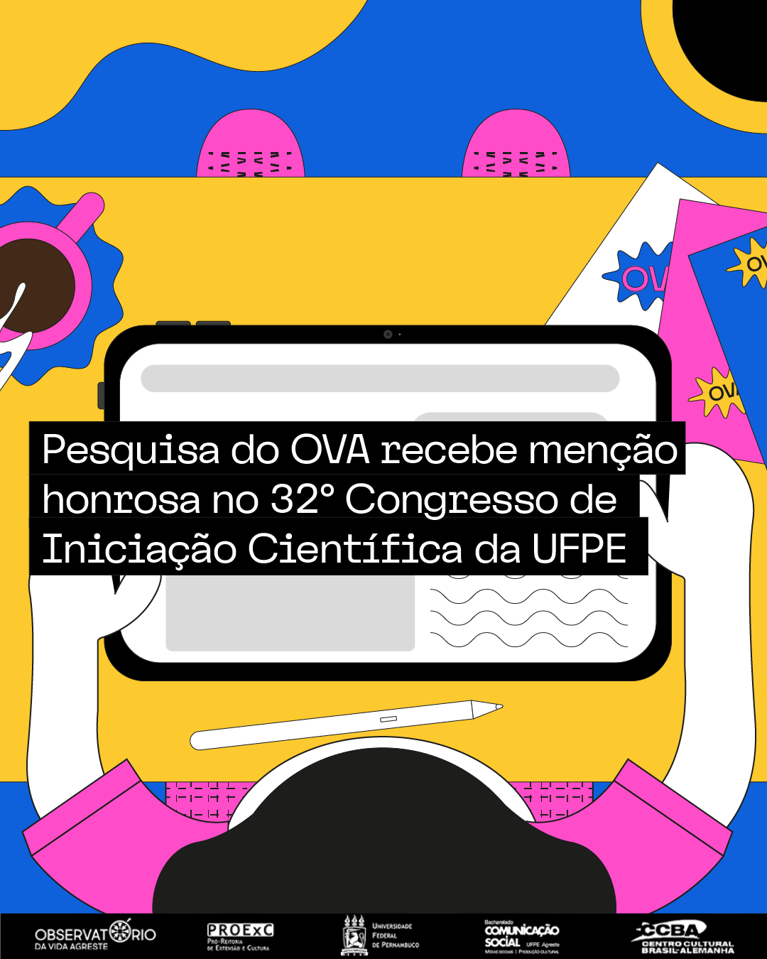 Pesquisa do OVA recebe menção honrosa no 32° Congresso de Iniciação Científica da UFPE