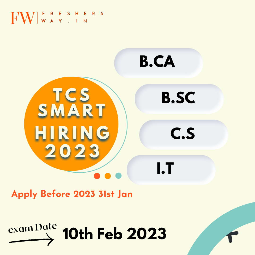 TCS Smart Hiring 2023. TCS Smart Hiring 2023: TATA Consultancy… | By ...