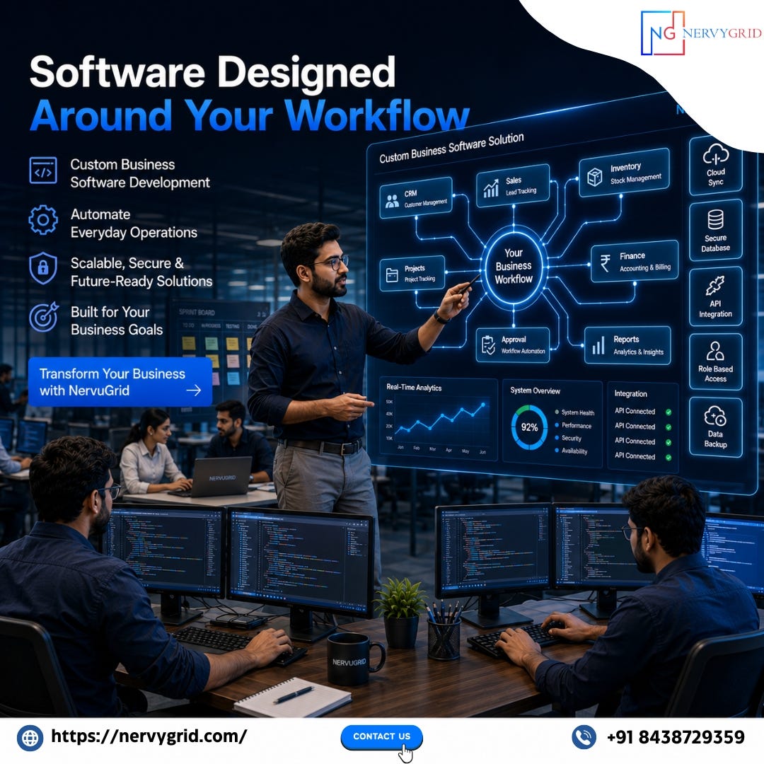 How NervyGrid Builds Software That Fits the Way You Work — Not the Other Way Around