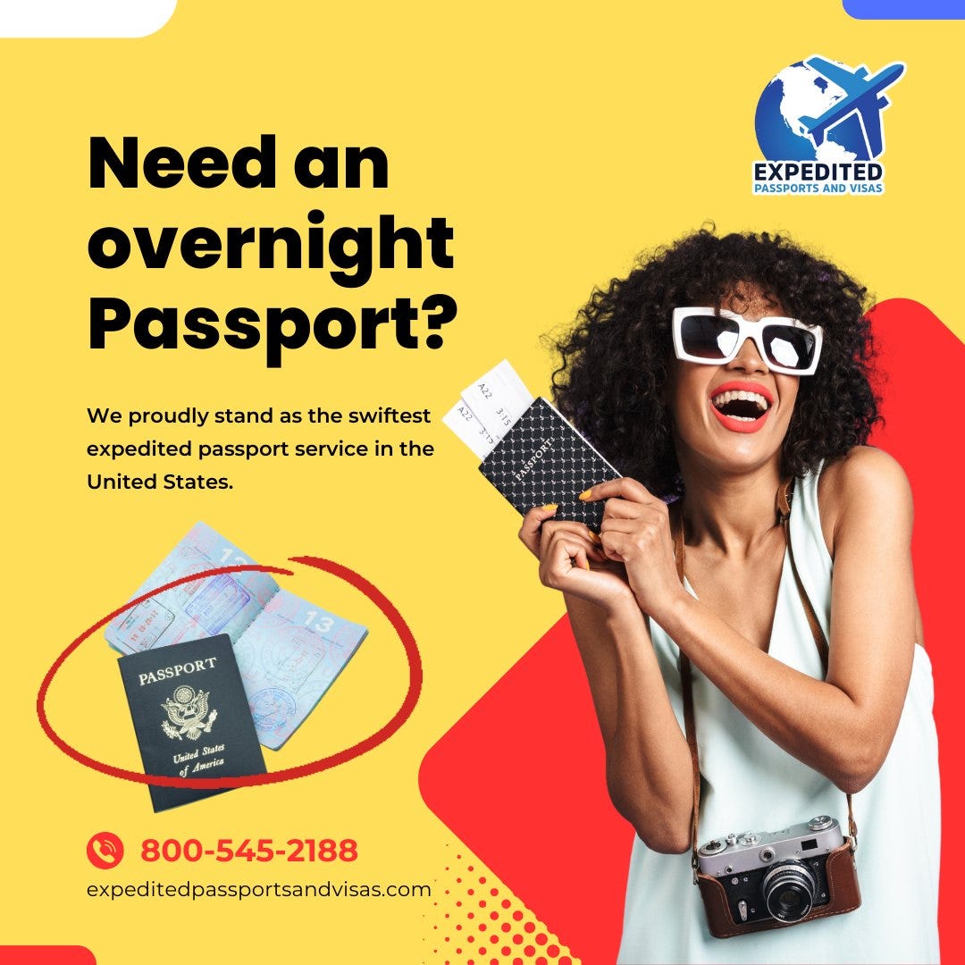Expedited Passports & Visas Your Swift Gateway to Global Adventures in