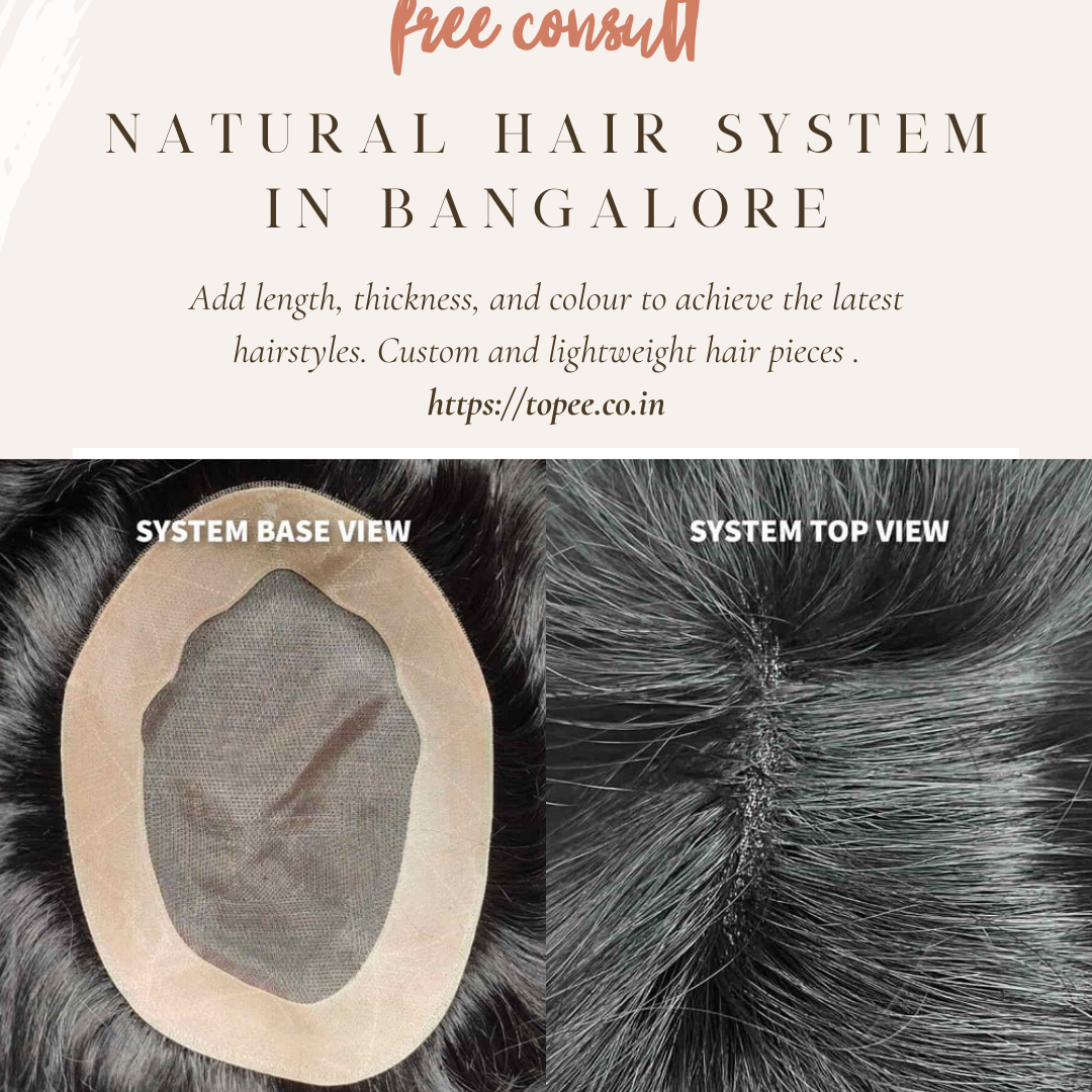 Natural Hair Wigs In Bangalore Topee Medium