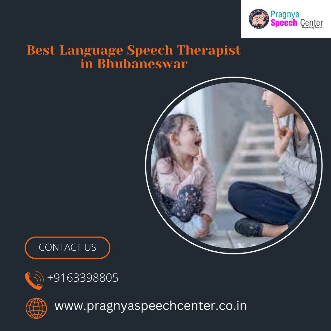 Best language speech therapist in Bhubaneswar: Pragnya Speech Center ...