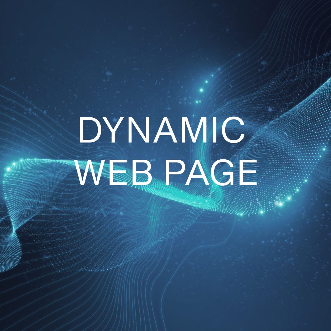 What is a dynamic web page?. Websites these days are more… by