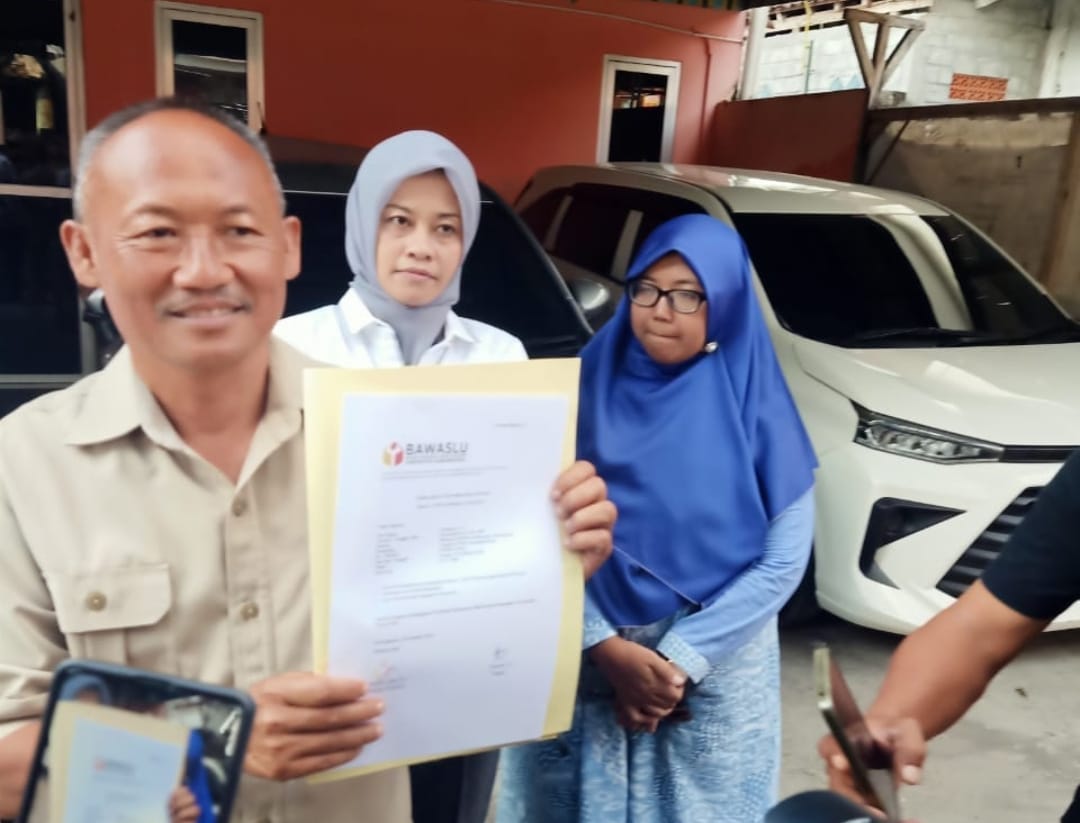 Ketua DPC Partai Gerindra Gunungkidul Laporkan Calon Bupati Nomor Urut 03 ke Bawaslu