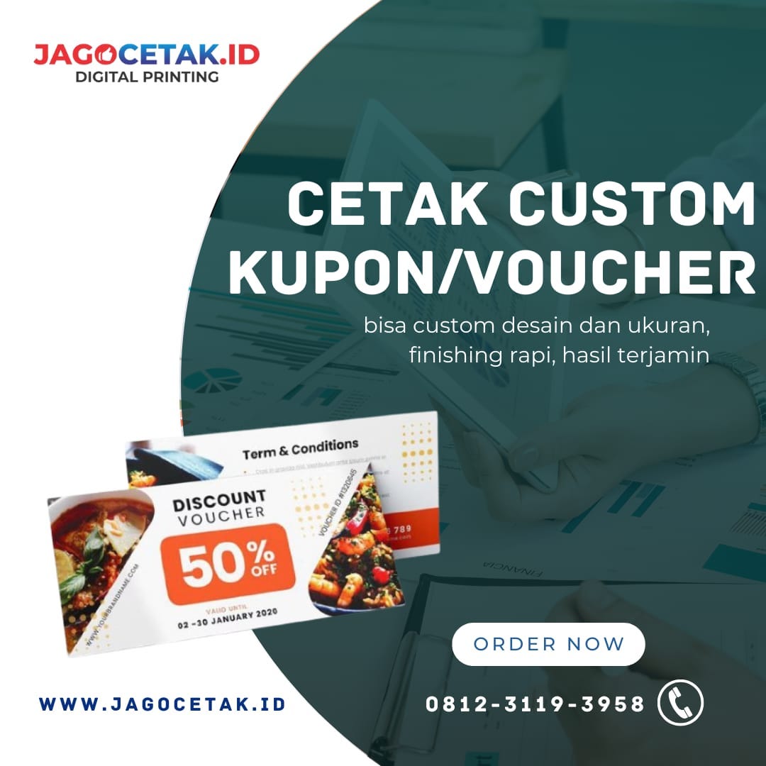 Cetak Voucher Kupon Kustom