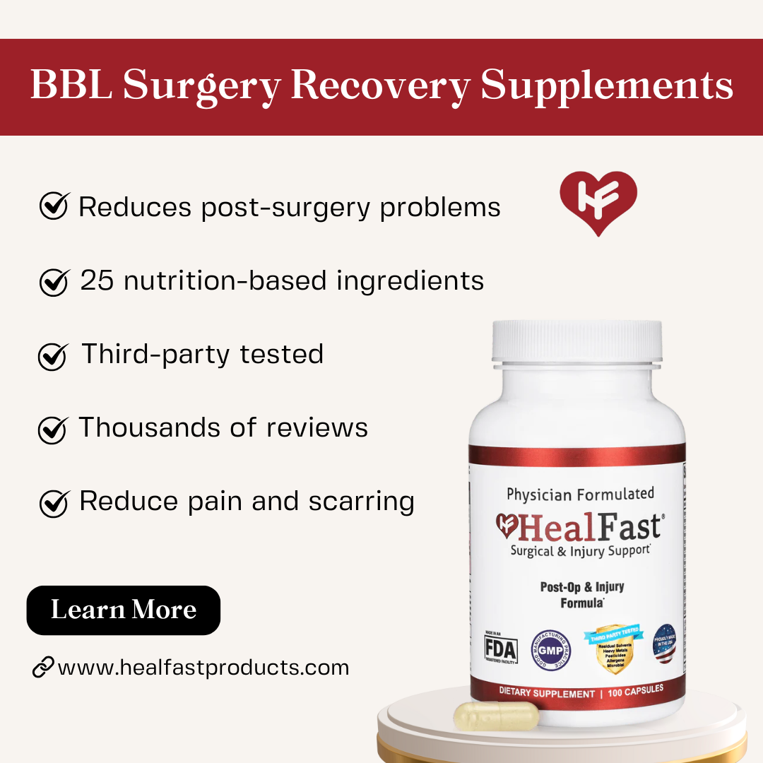 BBL Surgery Recovery Supplements