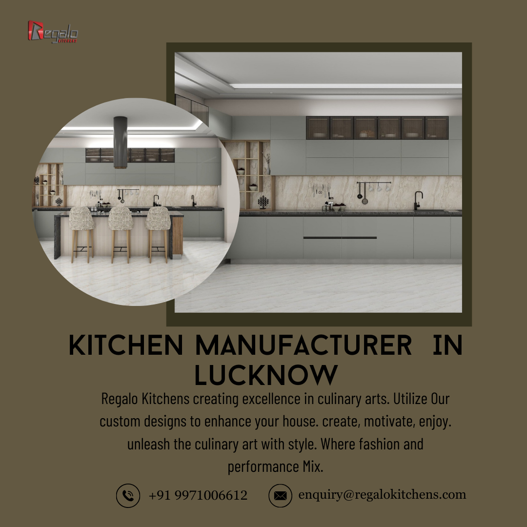 Kitchen Manufacturer In Lucknow | Regalo kitchens The height of ...