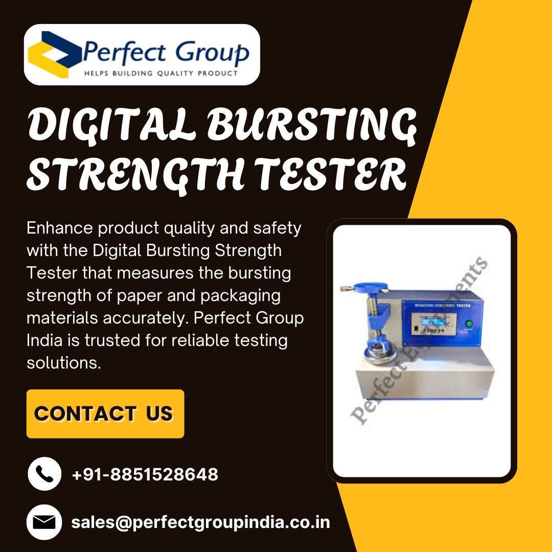 Digital Bursting Strength Tester
