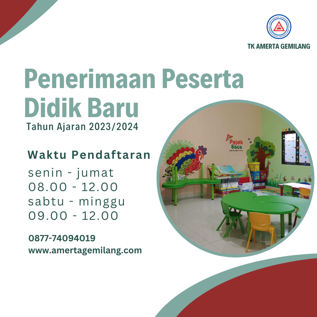 Tk/Paud terbaik, Call 0877–7409–4019, rekomendasi tk terdekat amerta