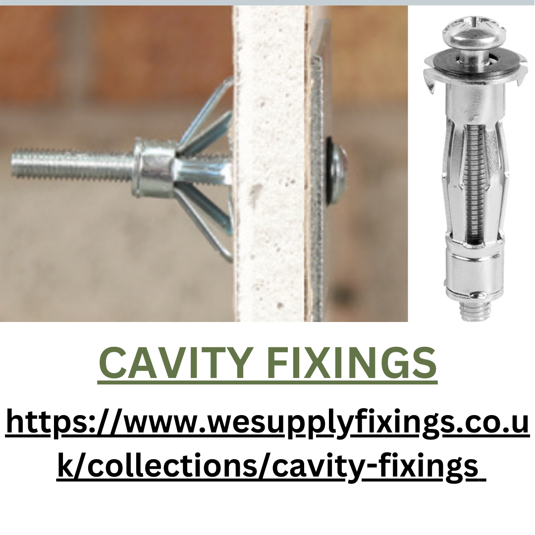 Cavity Fixings, Stainless Steel Fixings, and More at WeSupplyFixings