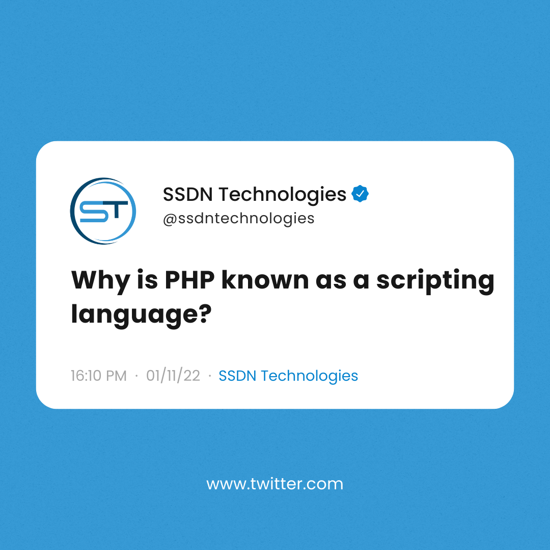 Why is PHP known as a scripting language? | by Himanshssdn | Medium