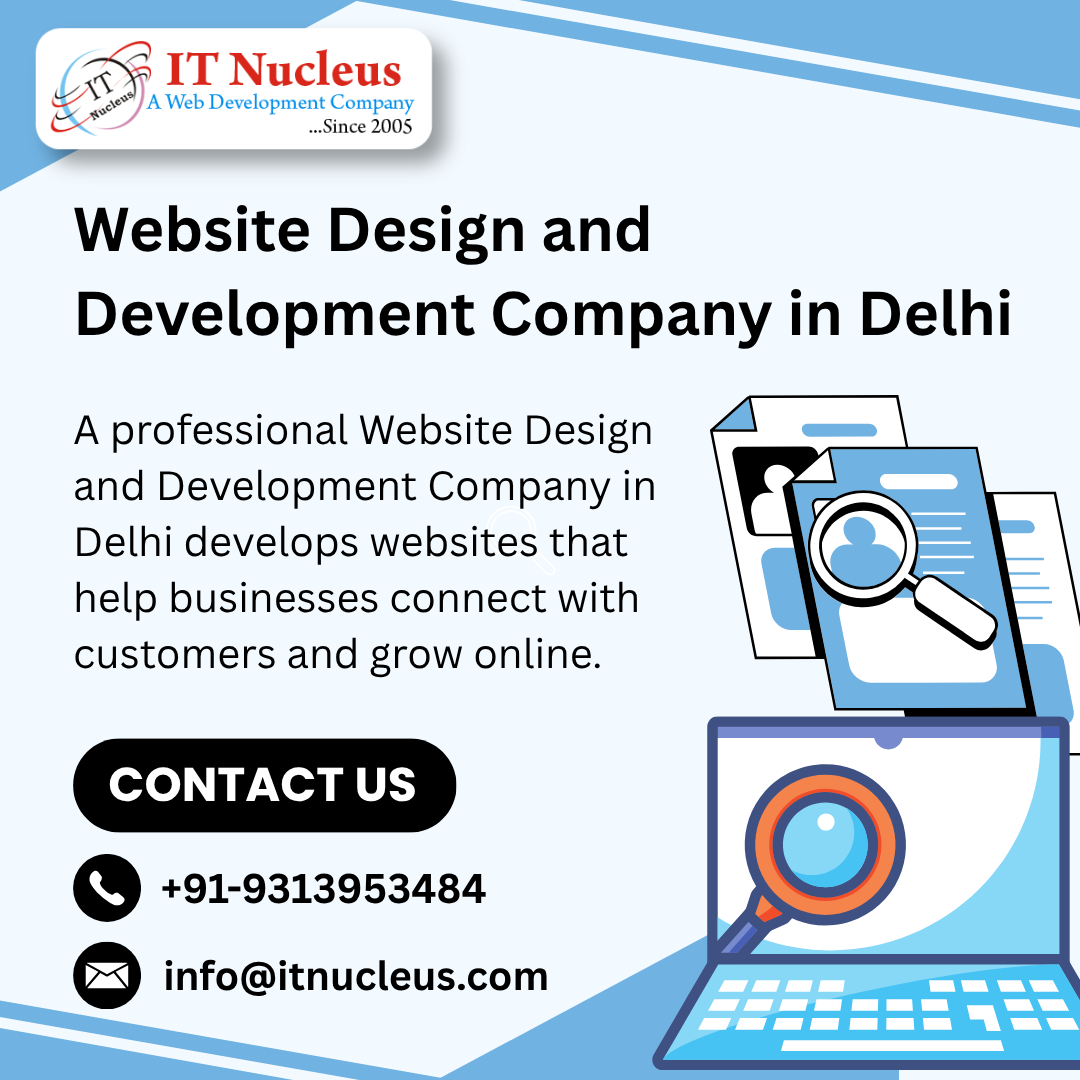 Website Design and Development Company in Delhi