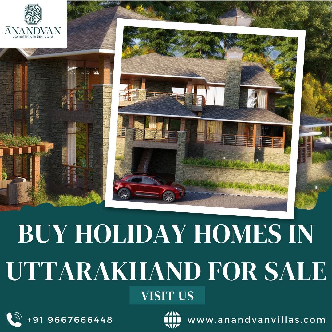 Buy Holiday Homes in Uttarakhand for Sale Anandvan Villas Medium