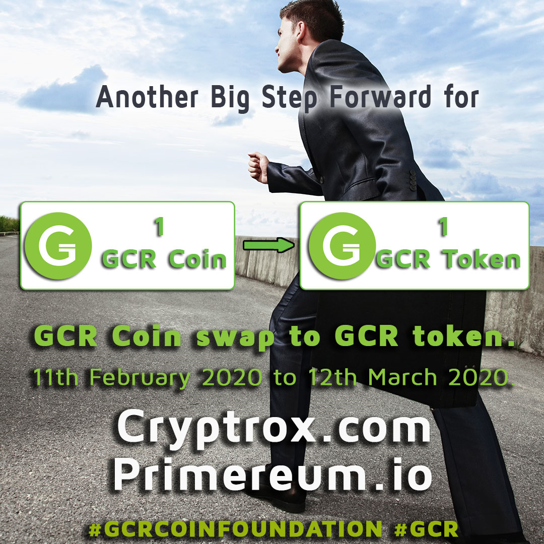 SWAP YOUR OLD GCR COINS FOR THE NEW GCR TOKEN | by GCR Coin Foundation |  Medium