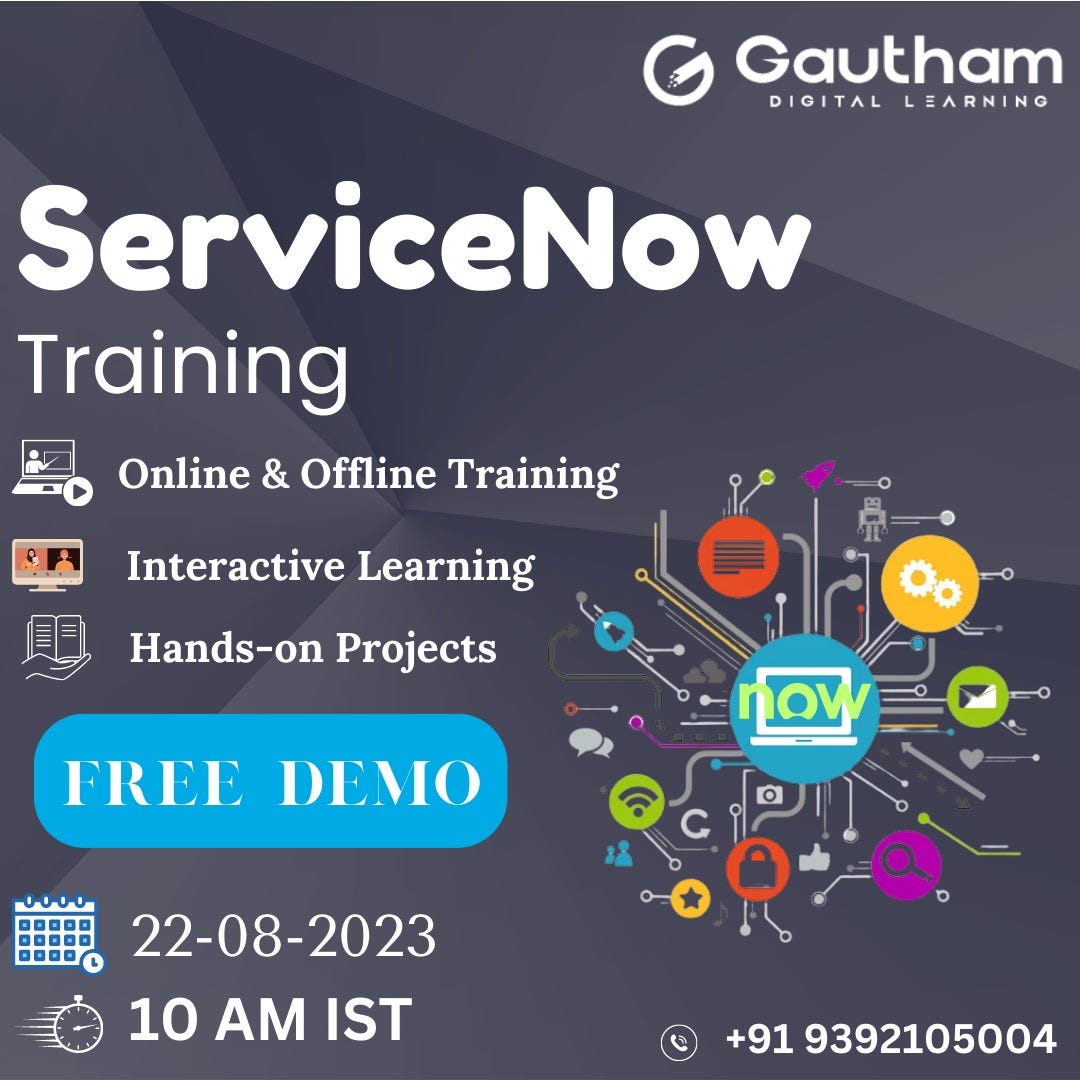 Best ServiceNow Training. Looking for the best ServiceNow… | by ...