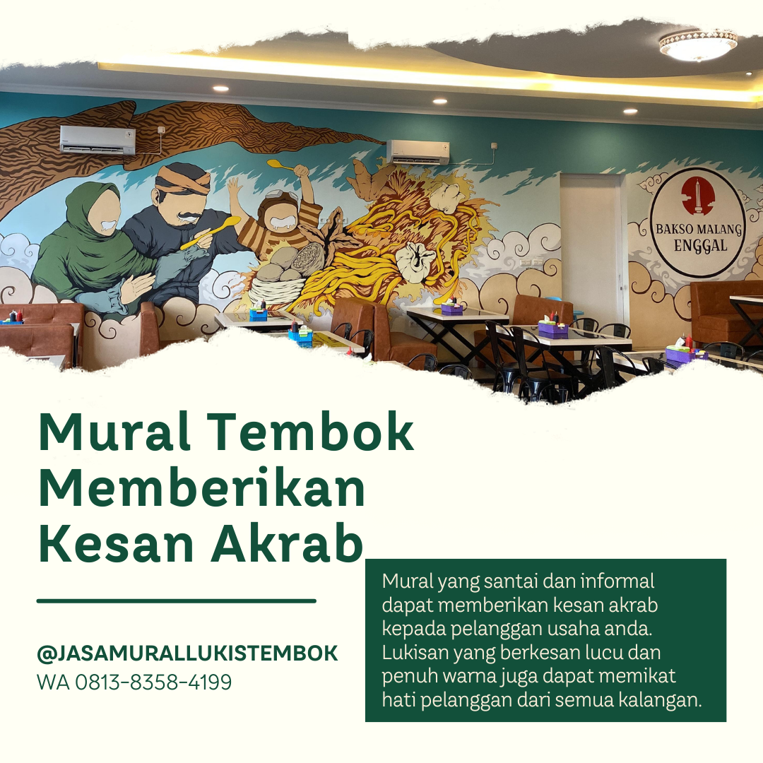 Jasa Mural Tembok Cafe Jakarta Pusat 081383584199