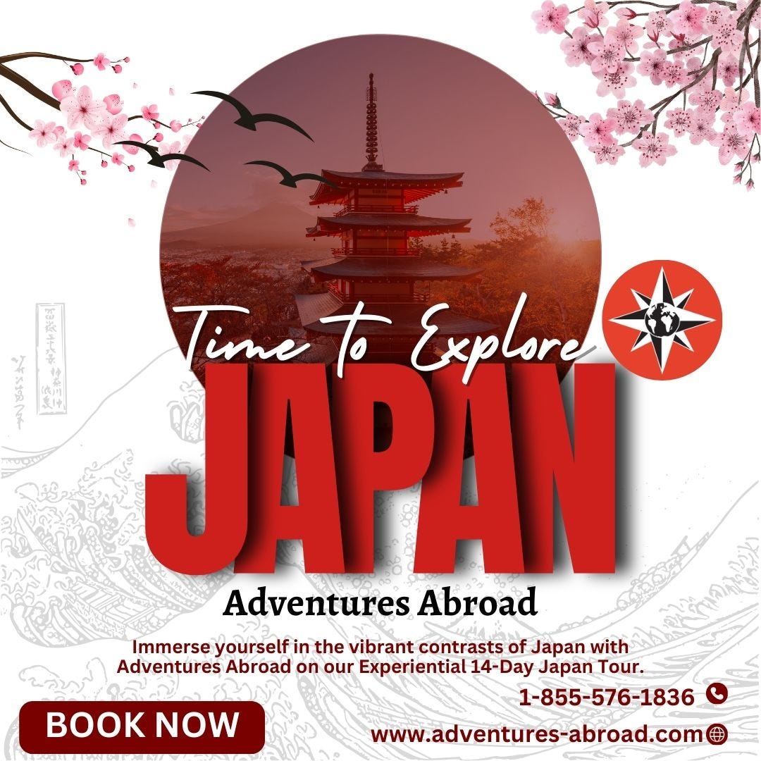 Immerse yourself in the vibrant contrasts of Japan with Adventures