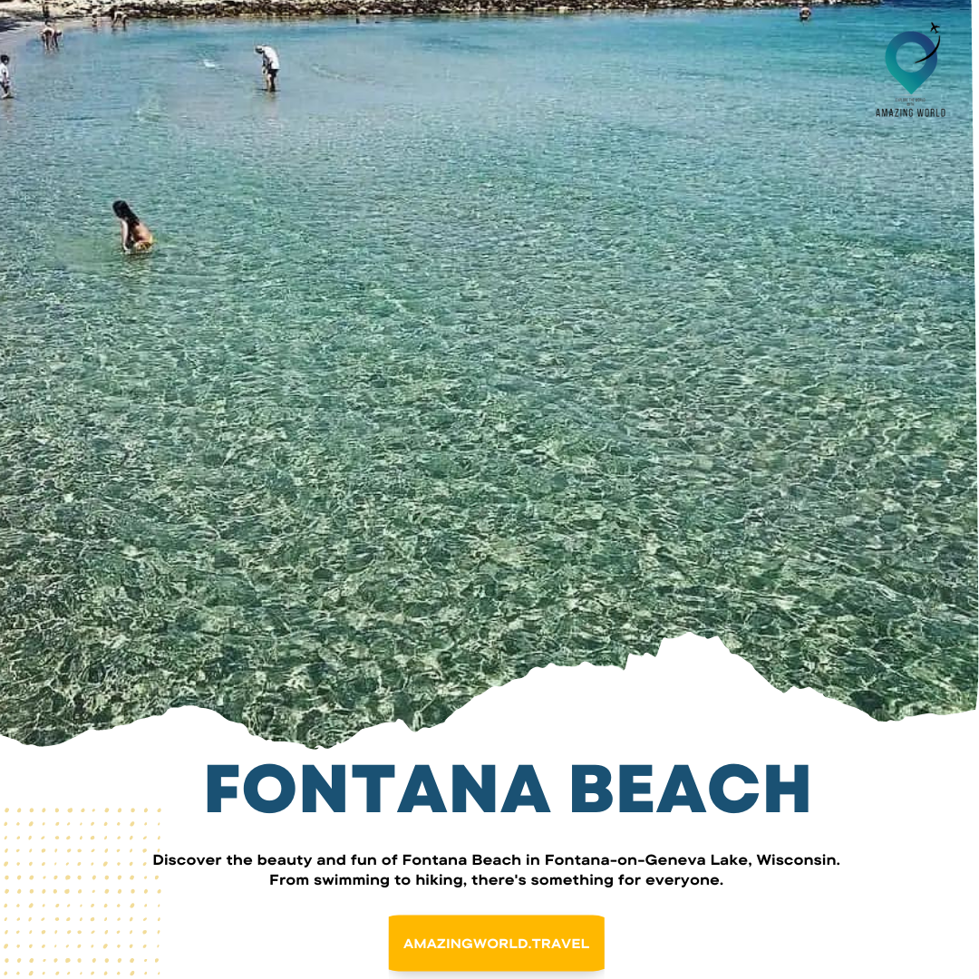 Visit Fontana Beach in FontanaonGeneva Lake, Wisconsin Amazingworld