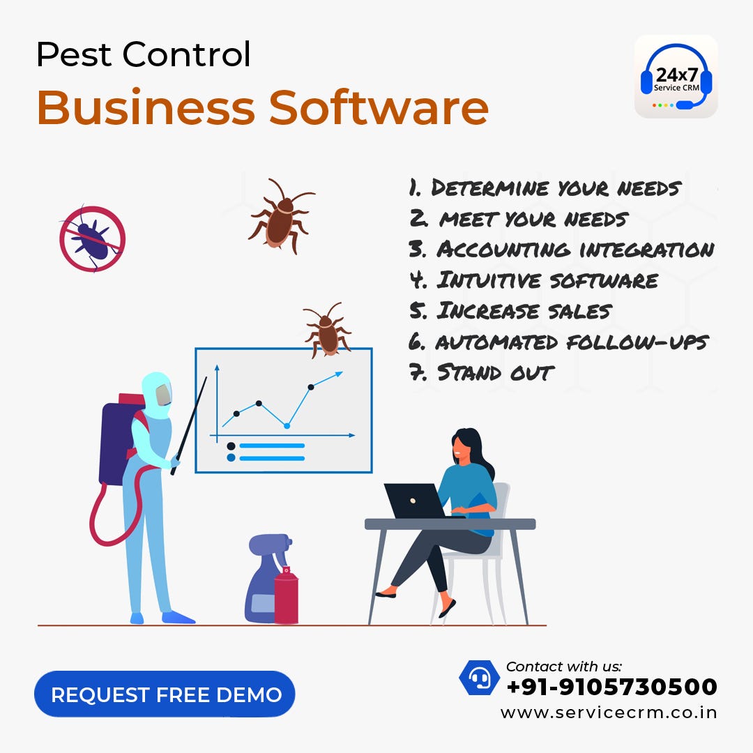 Best Pest control business software — Service CRM by Service CRM