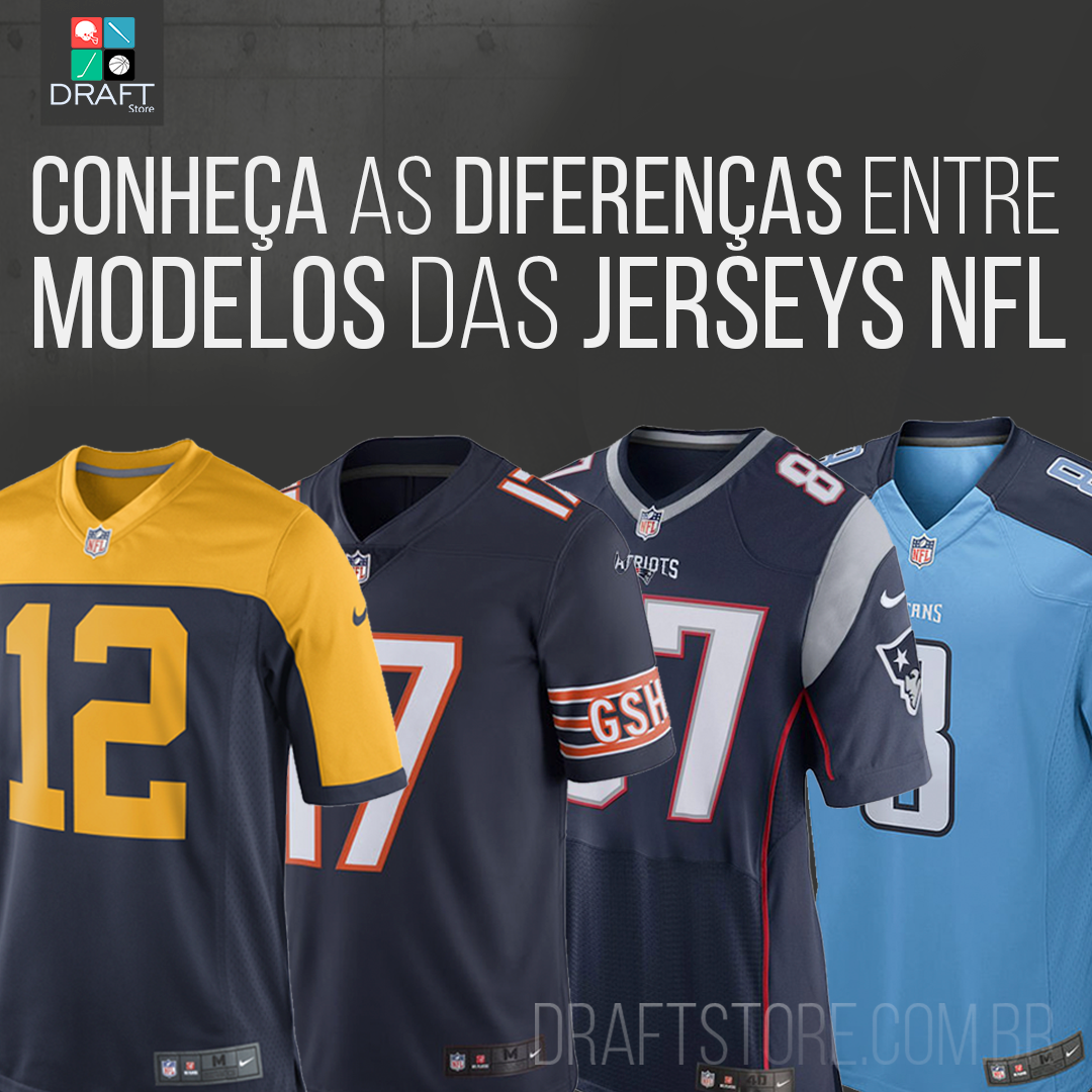 APRENDA AS DIFERENÇAS DOS MODELOS DAS JERSEYS (CAMISA) DA NFL | by Draft  Store | draftstore | Medium