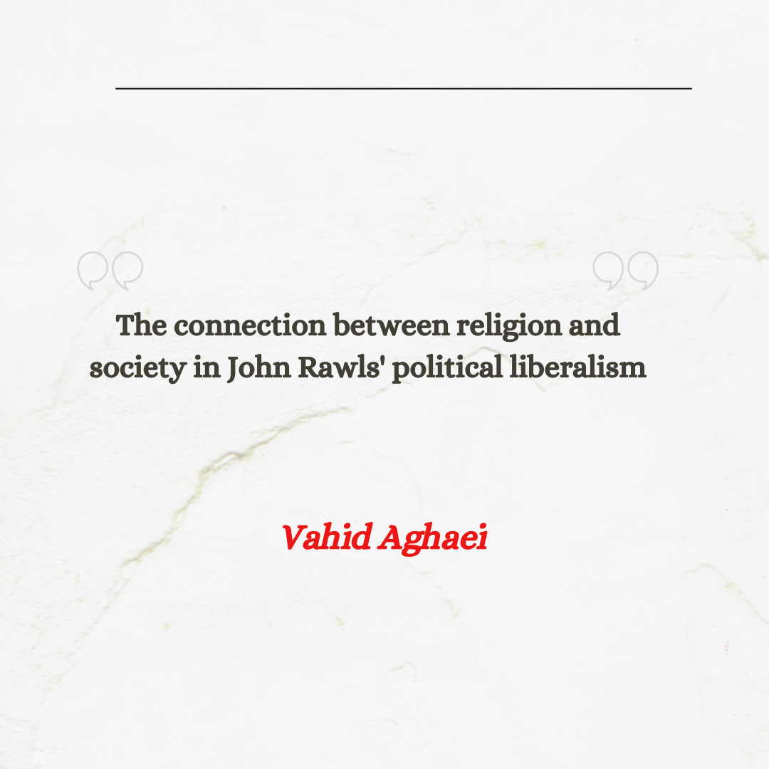 The connection between religion and society in John Rawls' political
