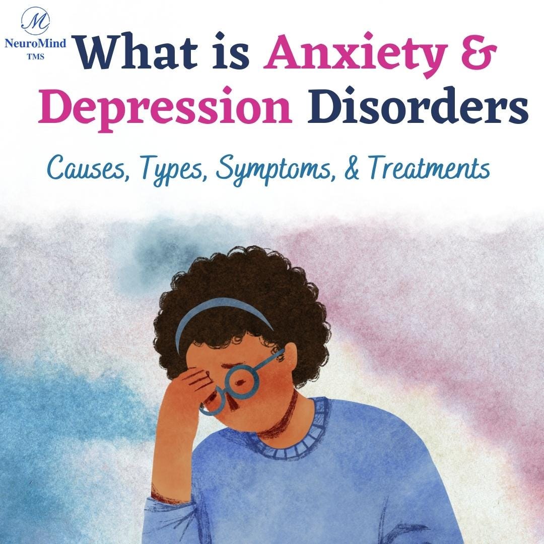 What is Anxiety & Depression Disorders Causes, Types, Symptoms