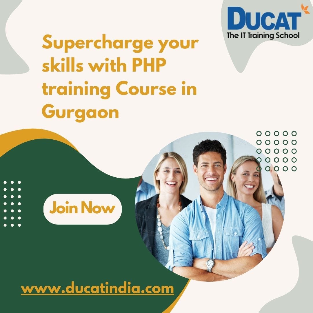 Supercharge your skills with php training in gurgaon ducat india