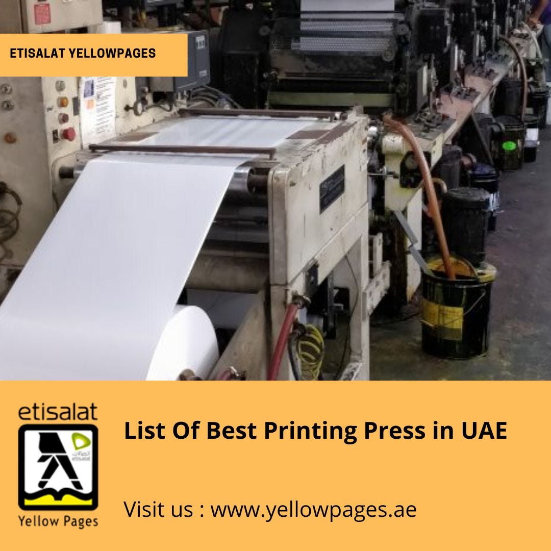 List Of Best Printing Press in UAE Bhavesh Reddy Medium