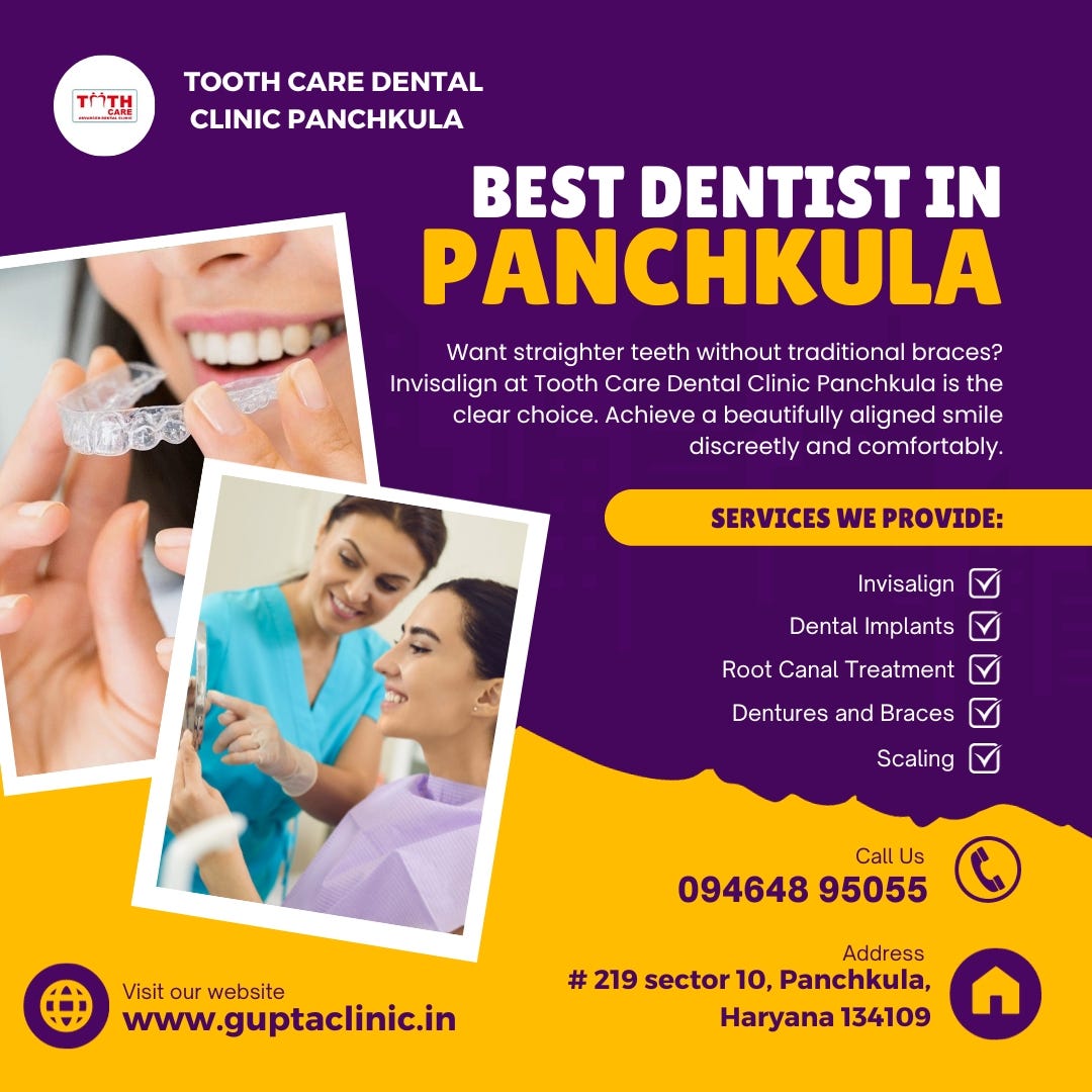 Best Dentist in Panchkula - Tooth care dental clinic - Medium