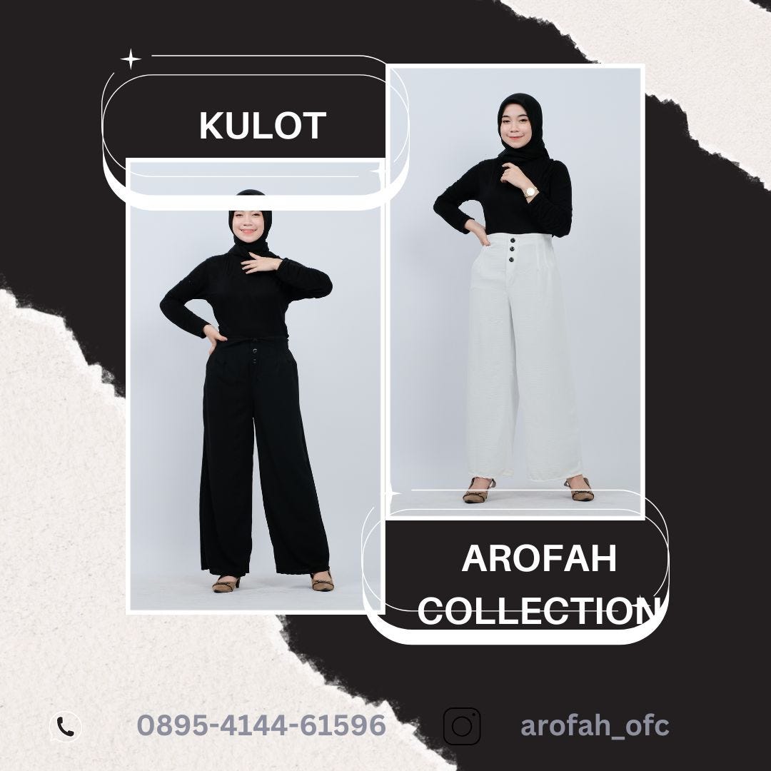 TERLARIS!, WA 0895–4144–61596, celana kulot 100rb 3 by Arofah