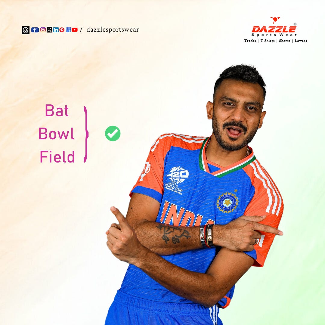 ICC Men’s T20 World Cup 2024 Dazzle Sports Wear Medium