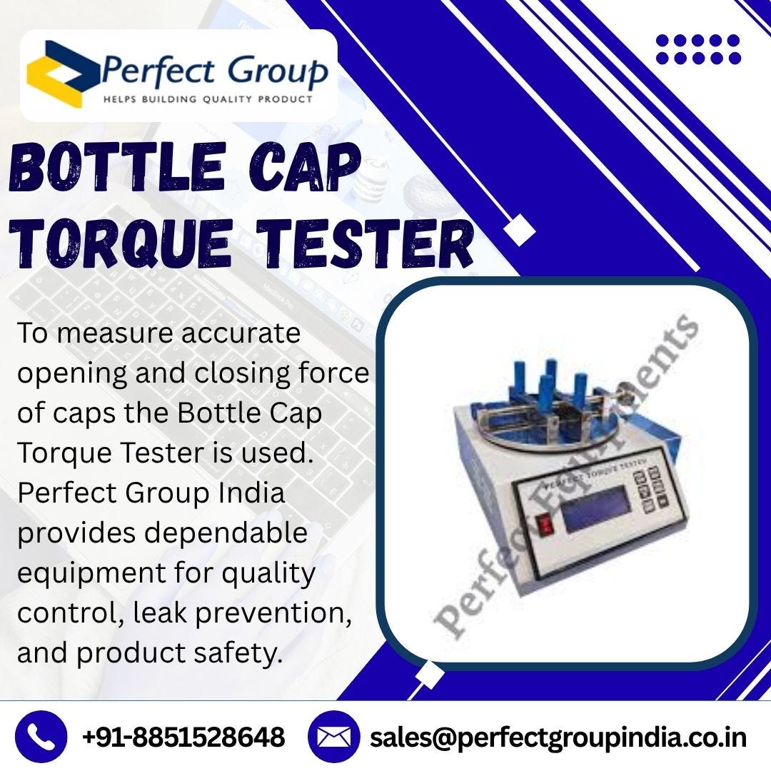 Bottle Cap Torque Tester