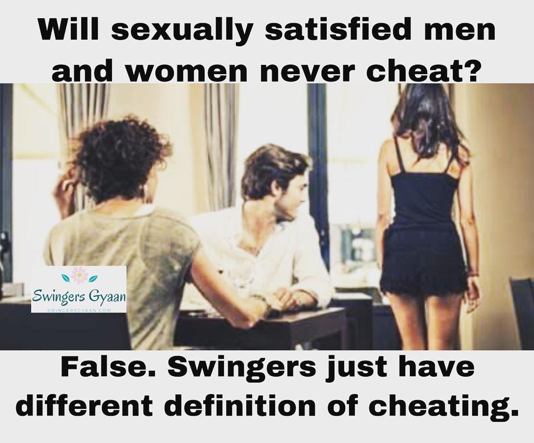 Will sexually satisfied men and women never cheat? by Editor Swingers Gyaan Medium