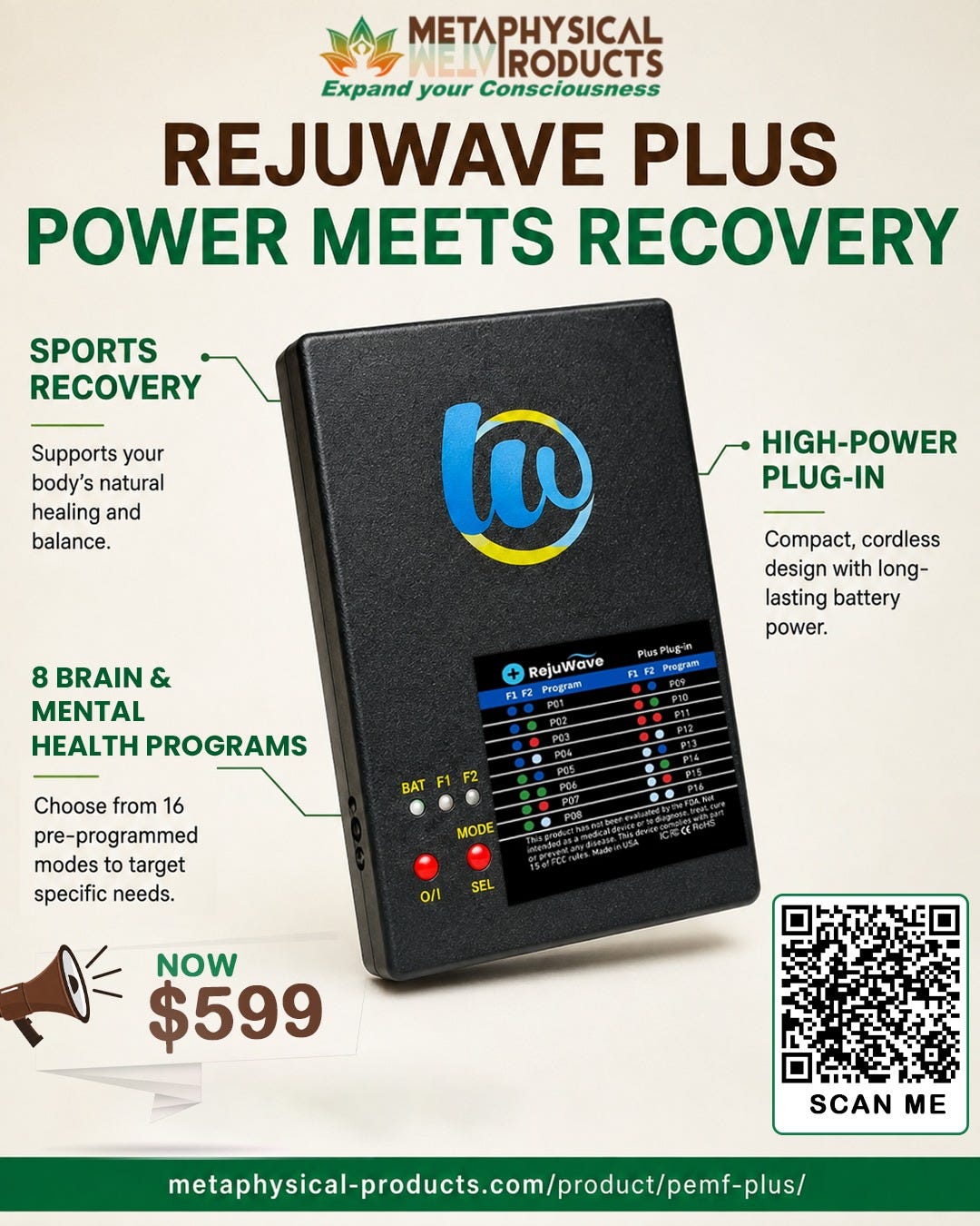 Take Your Wellness Anywhere | RejuWave Portable PEMF