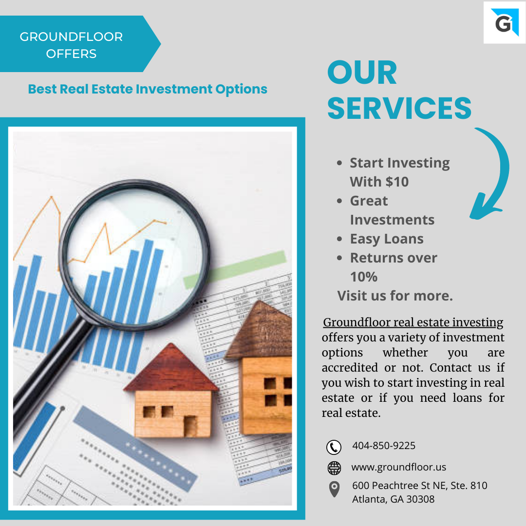 Real Estate Investment Opportunities For You! Groundfloor Medium