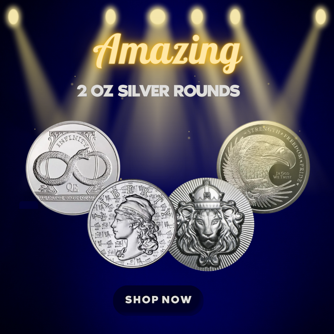 Buy 2 Oz Silver Round At BOLD Precious Metals, by BOLD Precious Metals