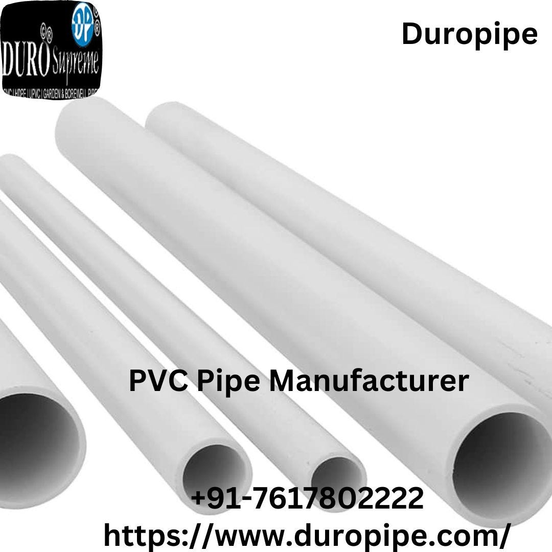 PVC Pipe Manufacturer Duropipe duro pipe Medium