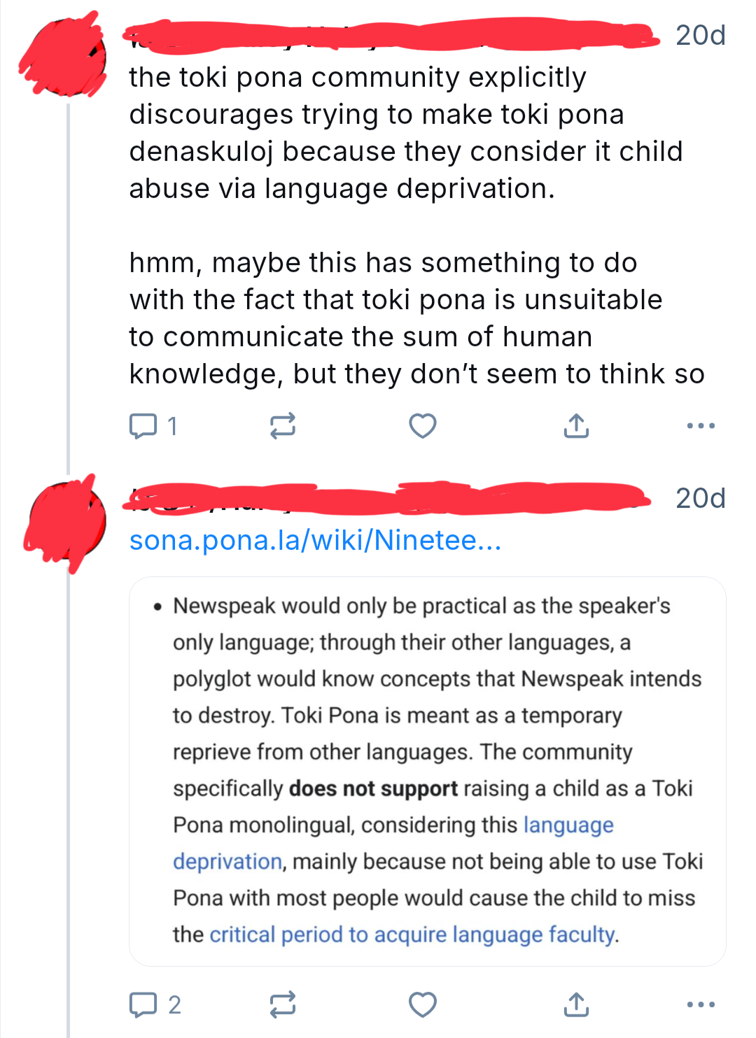 Your Problem with Toki Pona is Solved with One Word: Nimisin