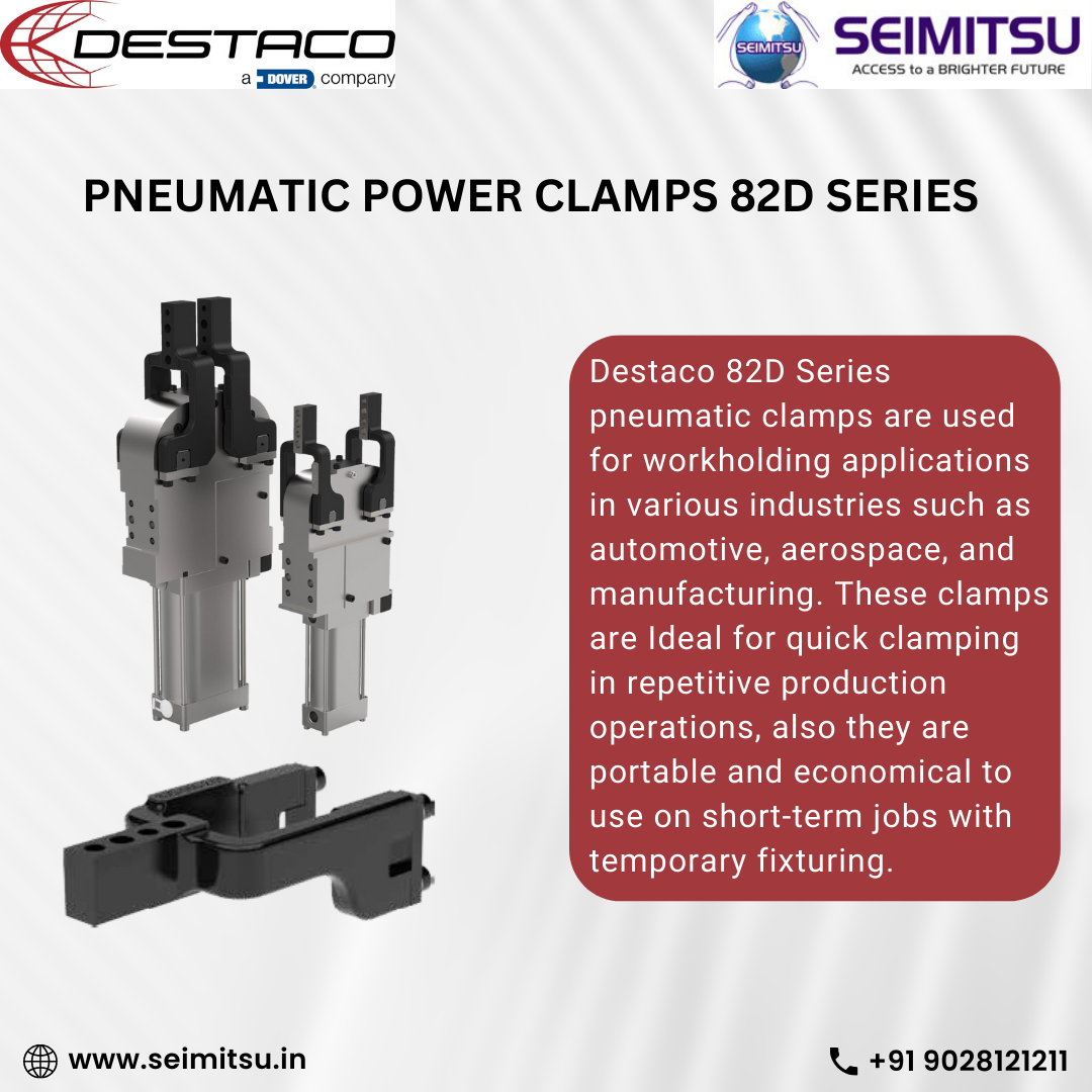 Destaco Pneumatic Clamps SEIMITSU SEIMITSU Factory Automation Pvt