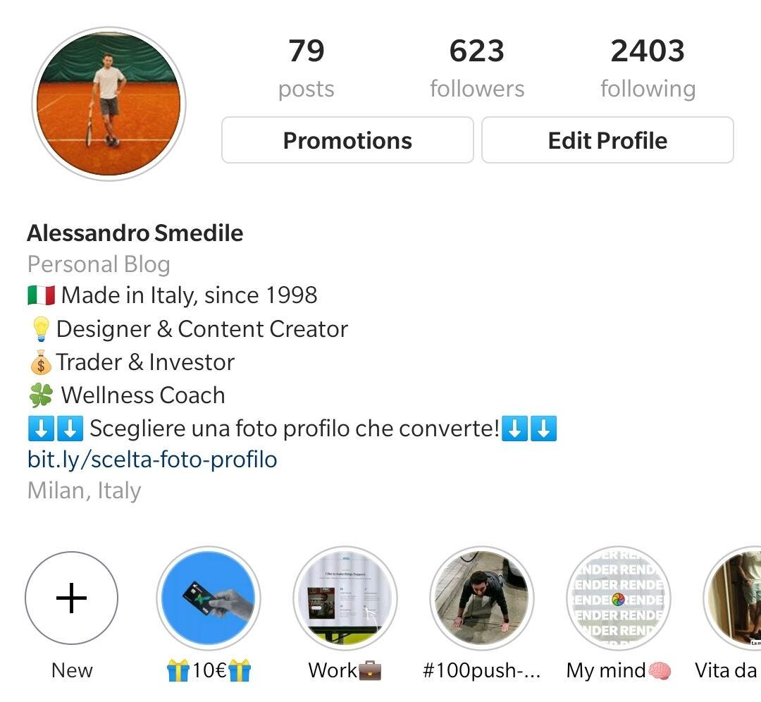 Come scrivere una Biografia Instagram magnetica. | by Alessandro Smedile |  Medium