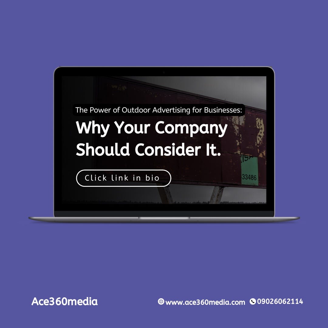 The Power of Outdoor Advertising for Businesses Why Your Company