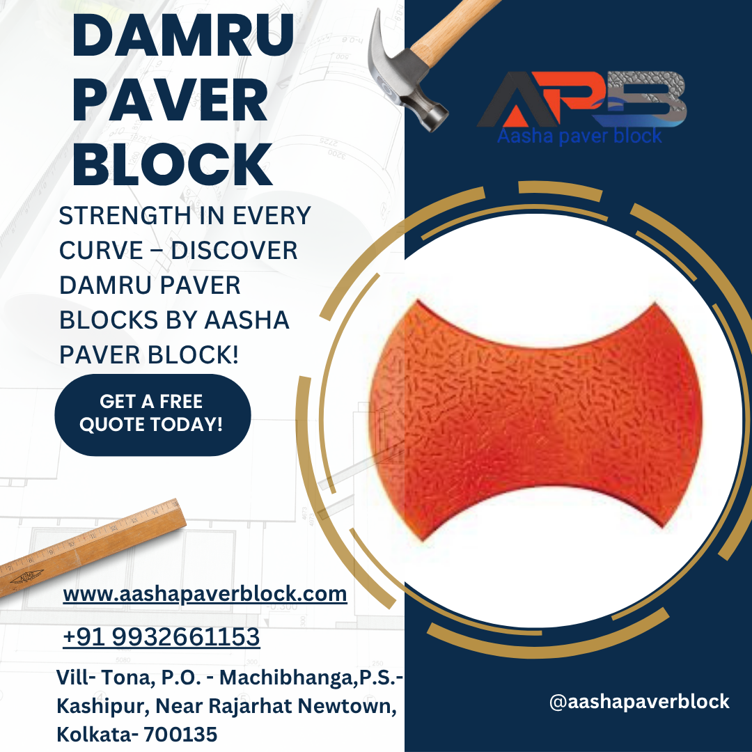 Damru Paver Blocks — Redefining Durability and Design with Aasha Paver Block