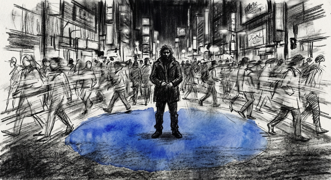 “In the rush of the world, I choose to remain.” Art Sketch by Misselbereth