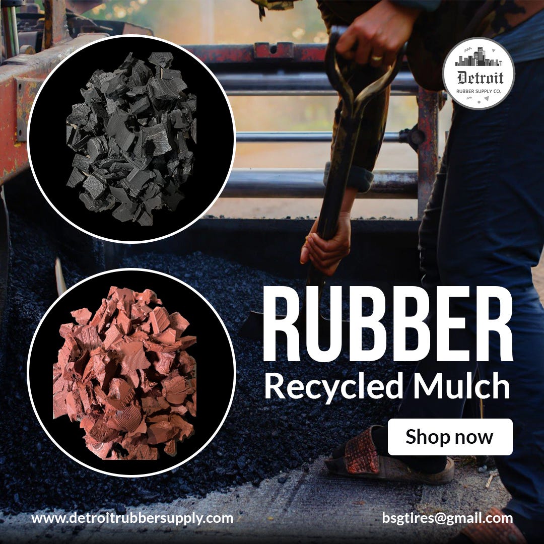 Green Gardens Choosing Rubber Recycled Mulch for EcoFriendly and