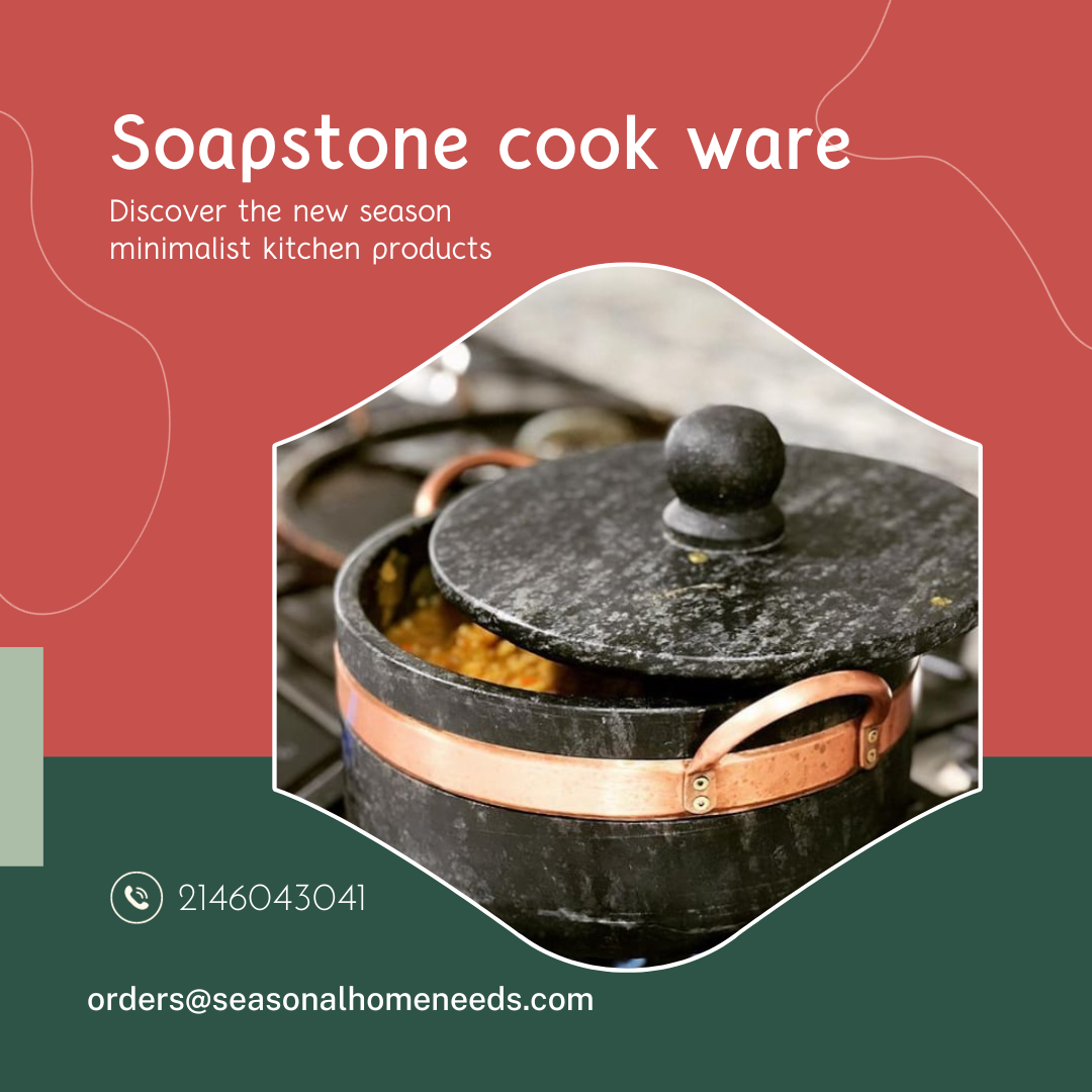 “Unveiling a Symphony of Style and Functionality in Soapstone Cookware