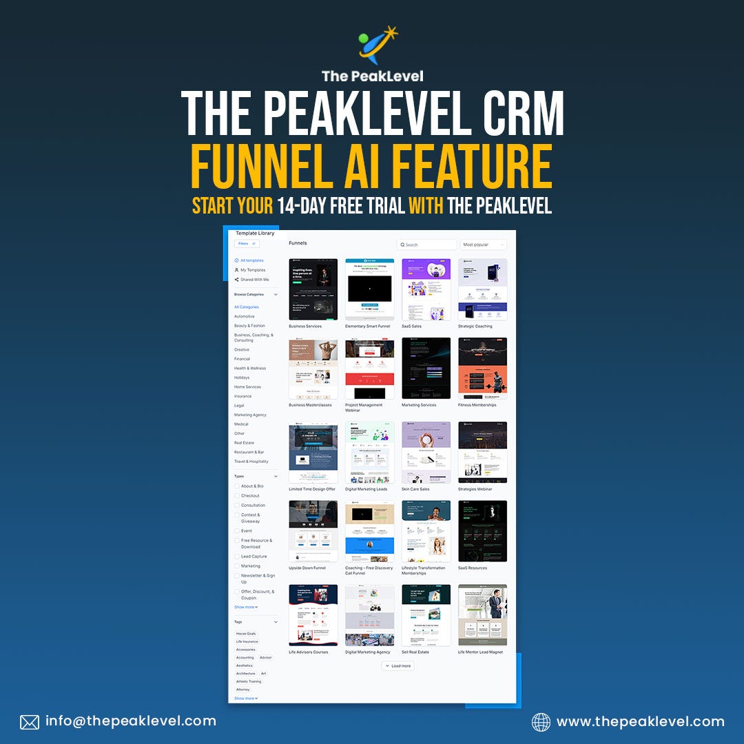 Boost Your Sales with The PeakLevel Funnel AI!